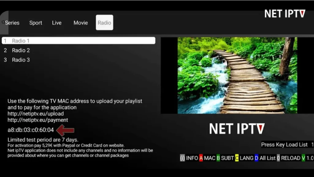 configurar NET IPTV