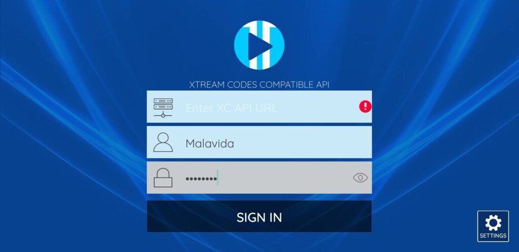 configurar XCIPTV Player